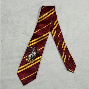 Gryffindor Burgundy and Gold Striped Tie